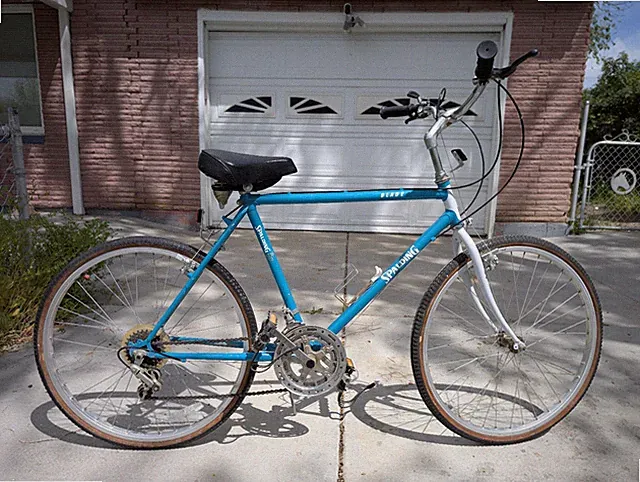 Spalding Blade ATB 12-speed 26" 1980s Vintage Turquoise All Terrain Bicycle
